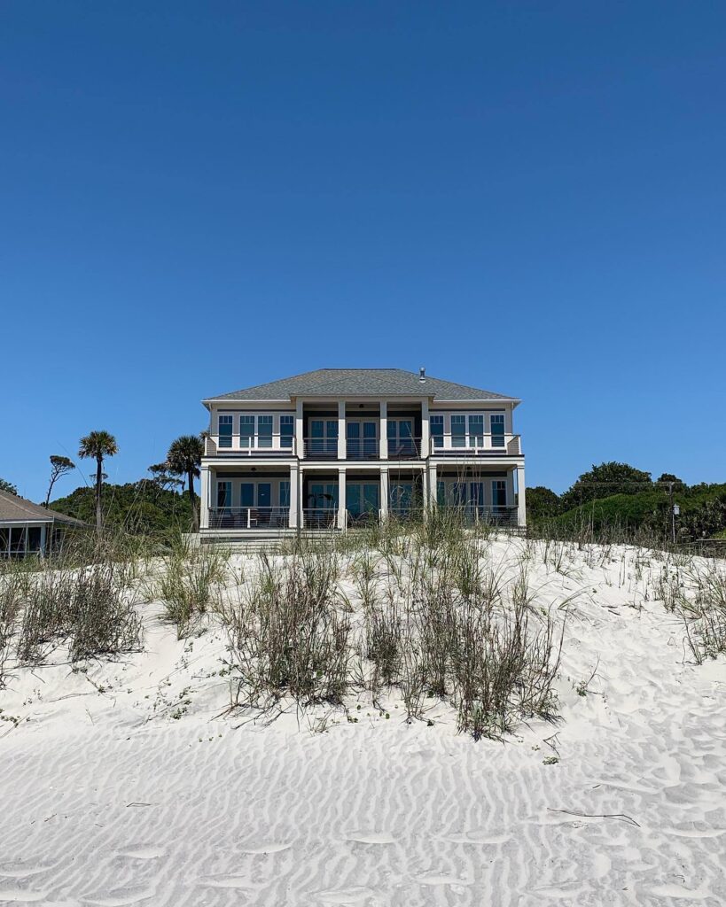 Beach house in Charleston at Folly Beach County Park
