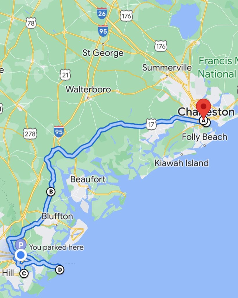 Day 6: Charleston SC to Savannah GA