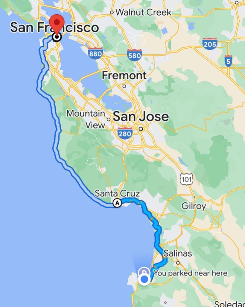 Pacific Coast Road Trip - Day 12: San Francisco, CA to Monterey, CA