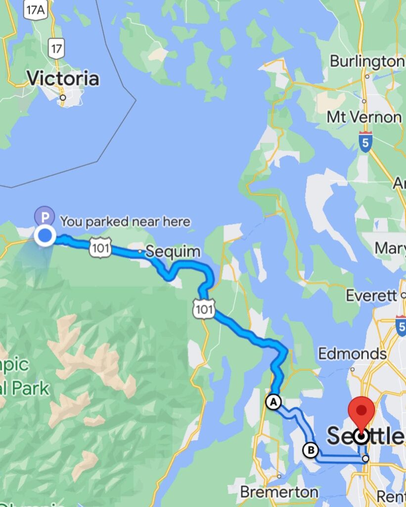 Pacific Coast Road Trip - Day 2: Seattle WA to Port Angeles WA