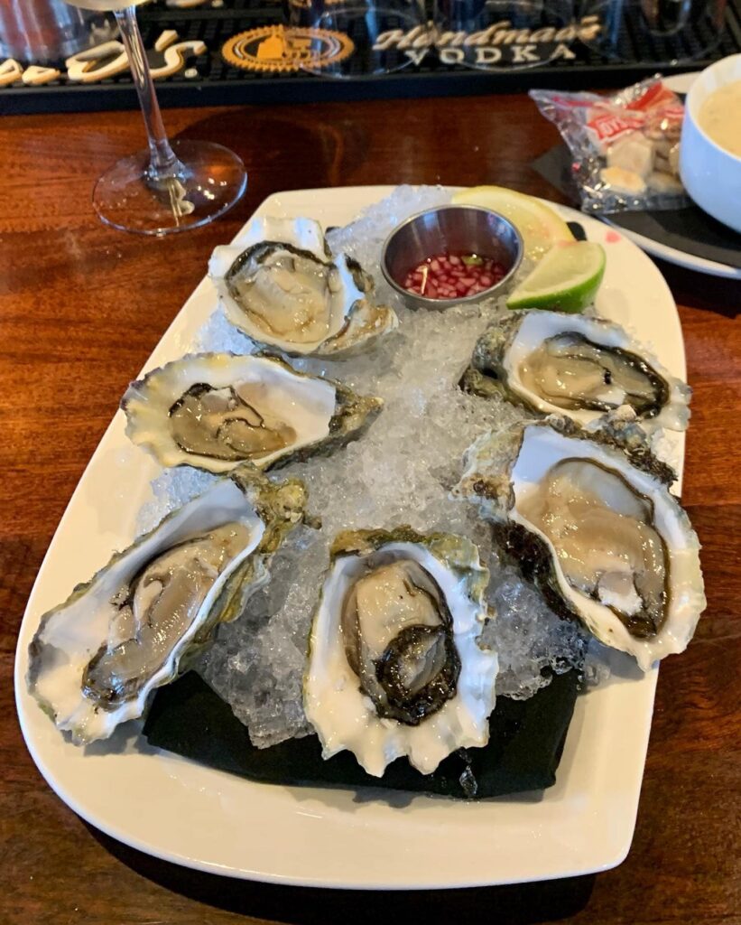Seattle to San Diego Road Trip: oysters in  Port Angeles