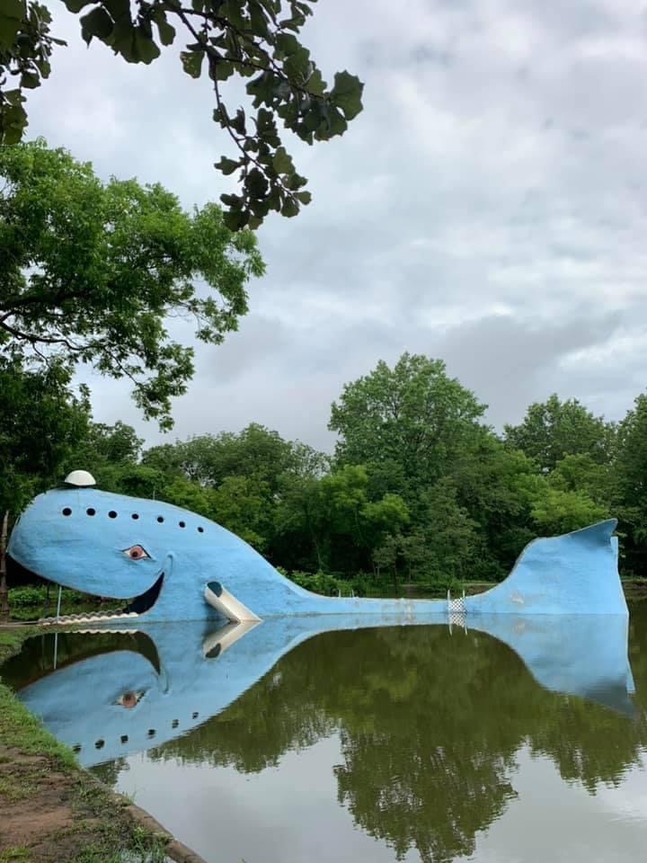 Driving the Historic Route 66: the Blue Whale of Catoosa