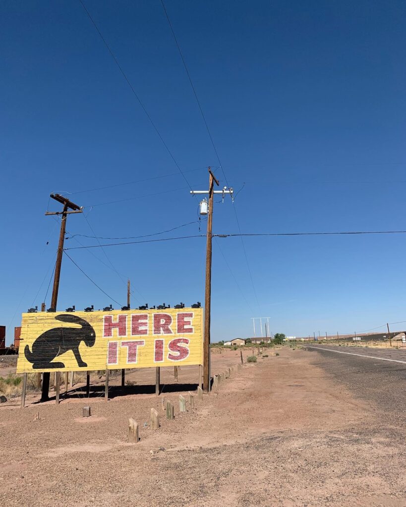 Route 66: Chambers AZ to Sedona AZ: Jack Rabbit Trading Post