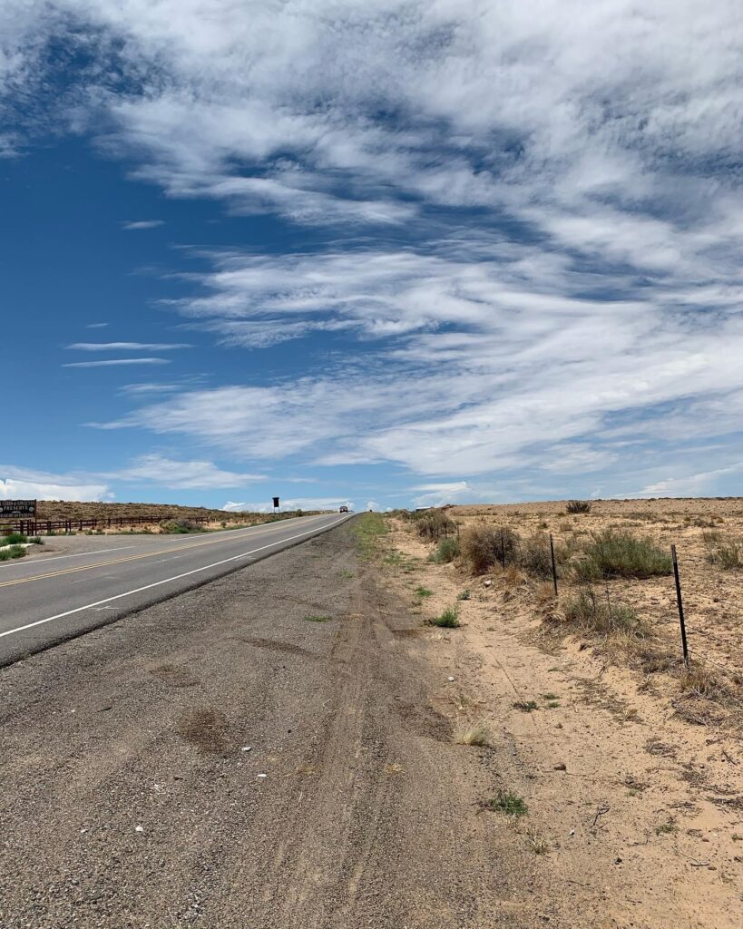 Route 66 Santa Fe to Gallup: the desert