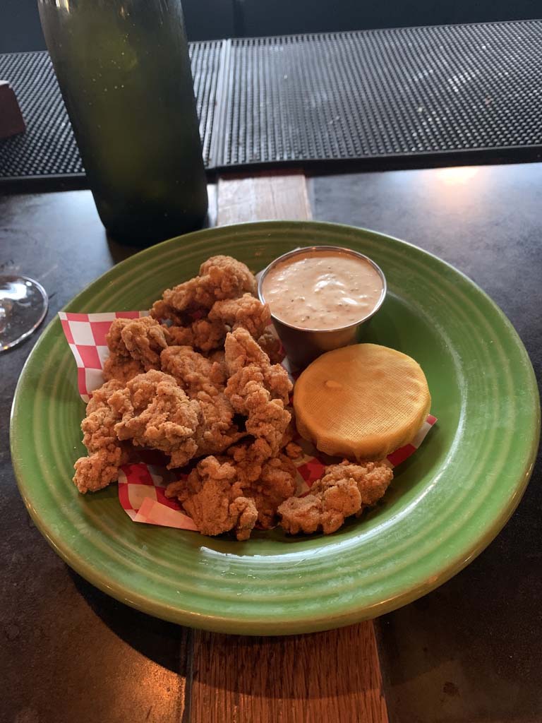 Fried Oysters at Leon's Oyster Shop in Charleston